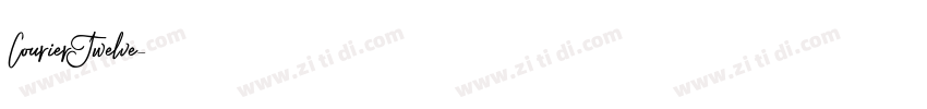 Courier Twelve字体转换